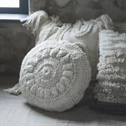 Tinny kudde Ø 40 cm - Offwhite