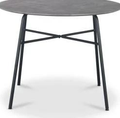 Tofta matbord Ø100 cm - Betongimitation + Textilrengöring för möbler