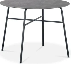 Tofta matbord Ø100 cm - Betongimitation