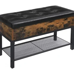 Tomas hallbänk 70 cm - Brun/svart