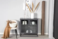 Torsnäs skåp med dörrar - Ljusgrå