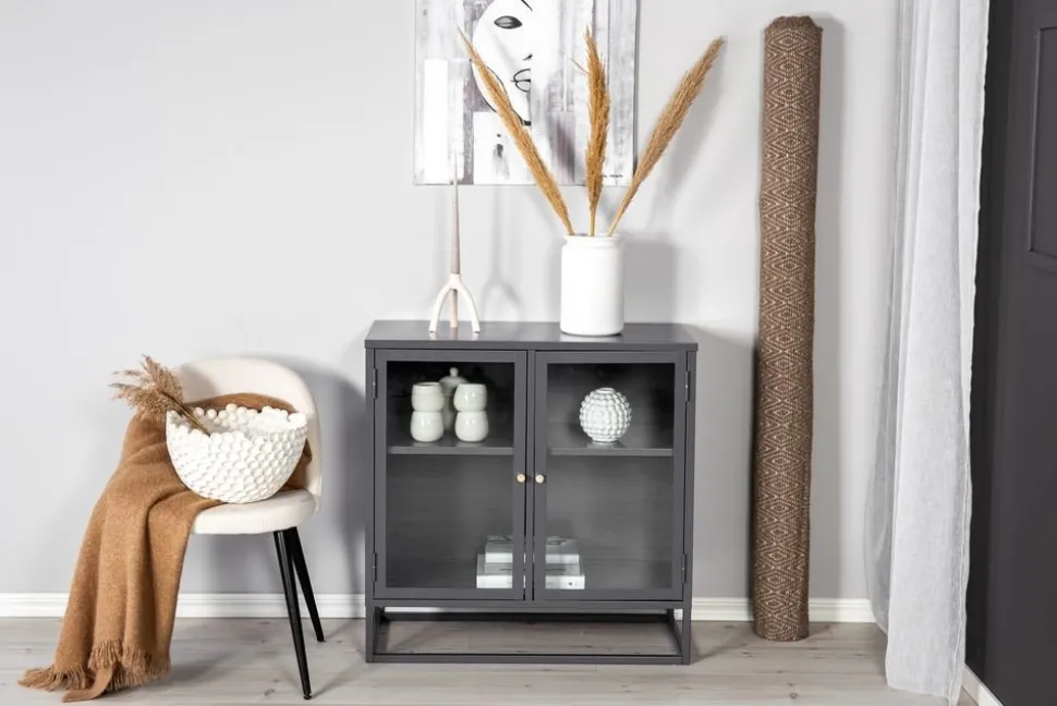 Torsnäs skåp med dörrar - Ljusgrå