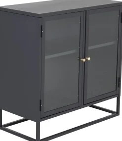 Torsnäs skåp med dörrar - Svart