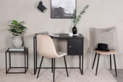 Torsnäs svart skrivbord med låda