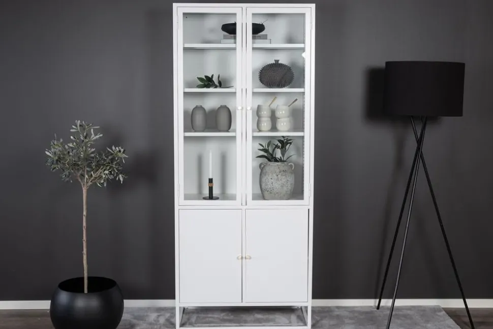 Torsnäs vitrinskåp - Vit