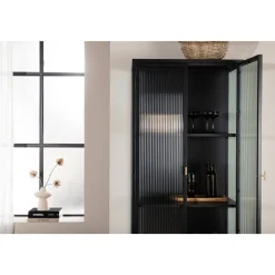 Torso vitrinskåp - Svart