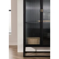 Torso vitrinskåp - Svart