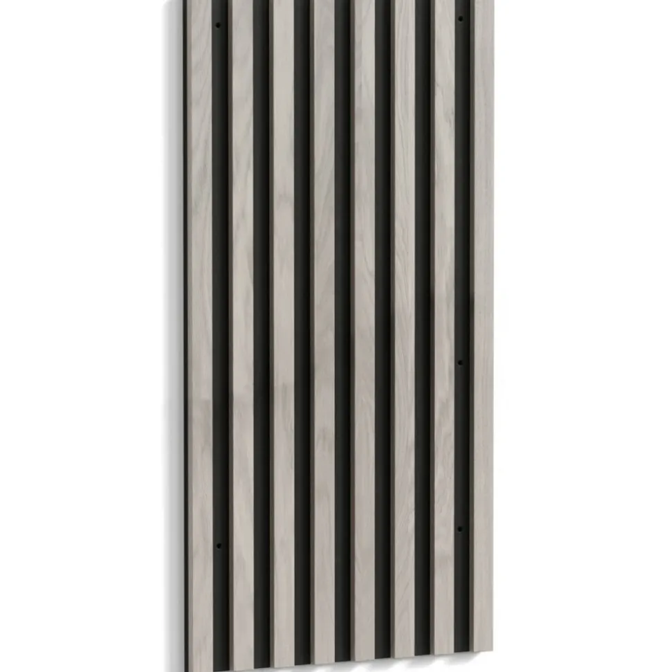Toulon väggpanel - Svart/whitewash