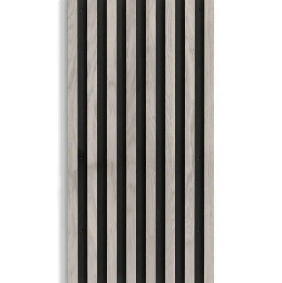 Toulon väggpanel - Svart/whitewash