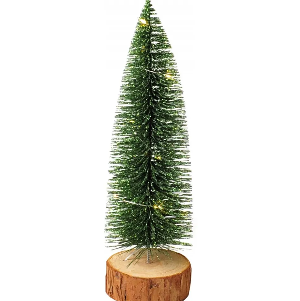 Trafalgar dekorträd med LED-ljus - Grön