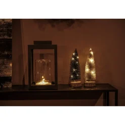 Trafalgar dekorträd med LED-ljus - Svart