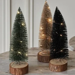 Trafalgar dekorträd med LED-ljus - Svart