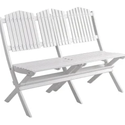 Trädgårdssoffa Vit - Haväng