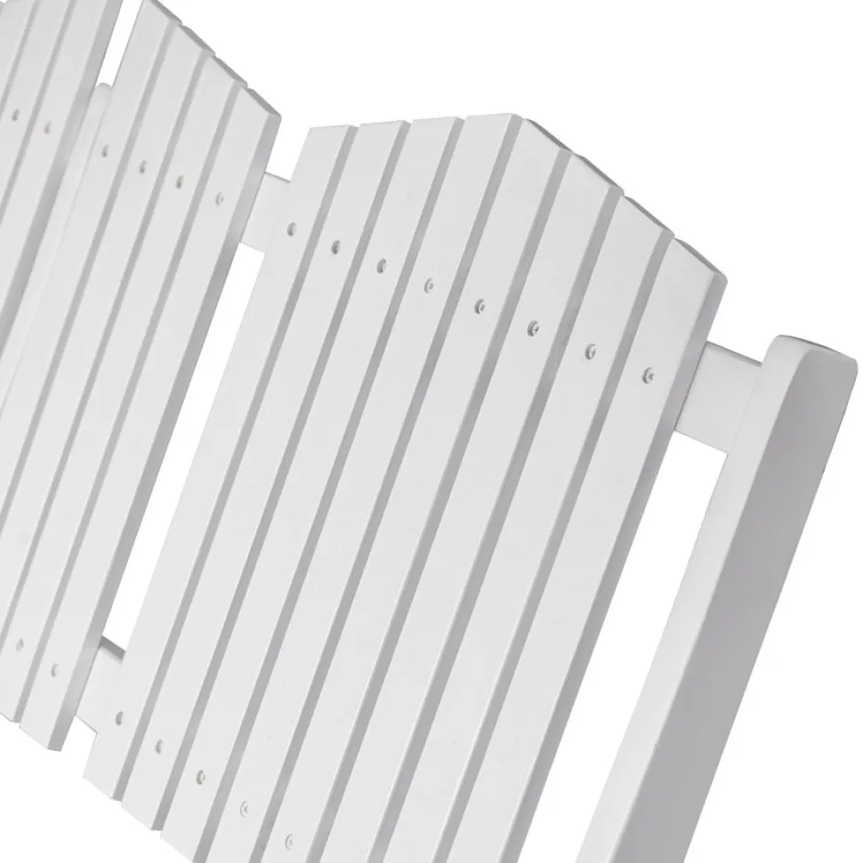 Trädgårdssoffa Vit - Haväng + Rengöringsmedel för utemöbler