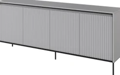 Trend skänk B193 cm - Grå/svart