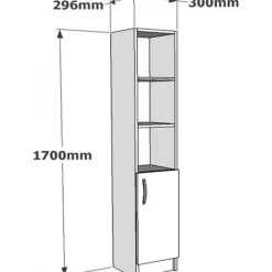 Trend skåp - Valnöt