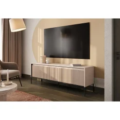 Trend TV-bänk B167 cm - Beige/svart
