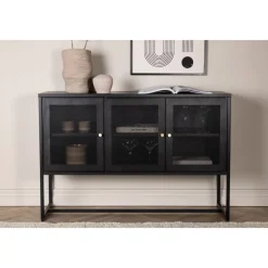 Trerike skänk - Svart