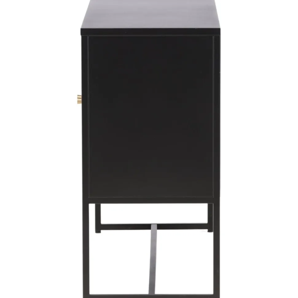 Trerike skänk - Svart + Möbeltassar