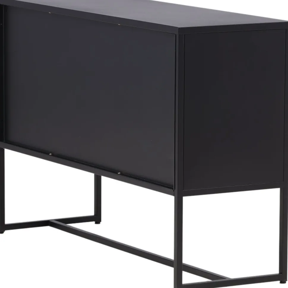 Trerike skänk - Svart + Möbeltassar