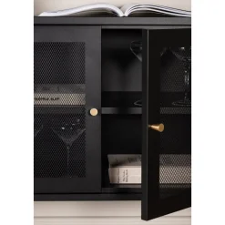 Trerike skänk - Svart + Textilrengöring för möbler