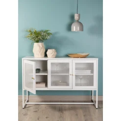 Trerike skänk - Vit