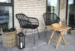 Trieste utestol med dyna - Svart + Fläckborttagare för möbler