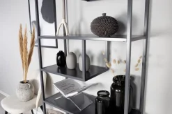 Träne bokhylla - Ljusgrå