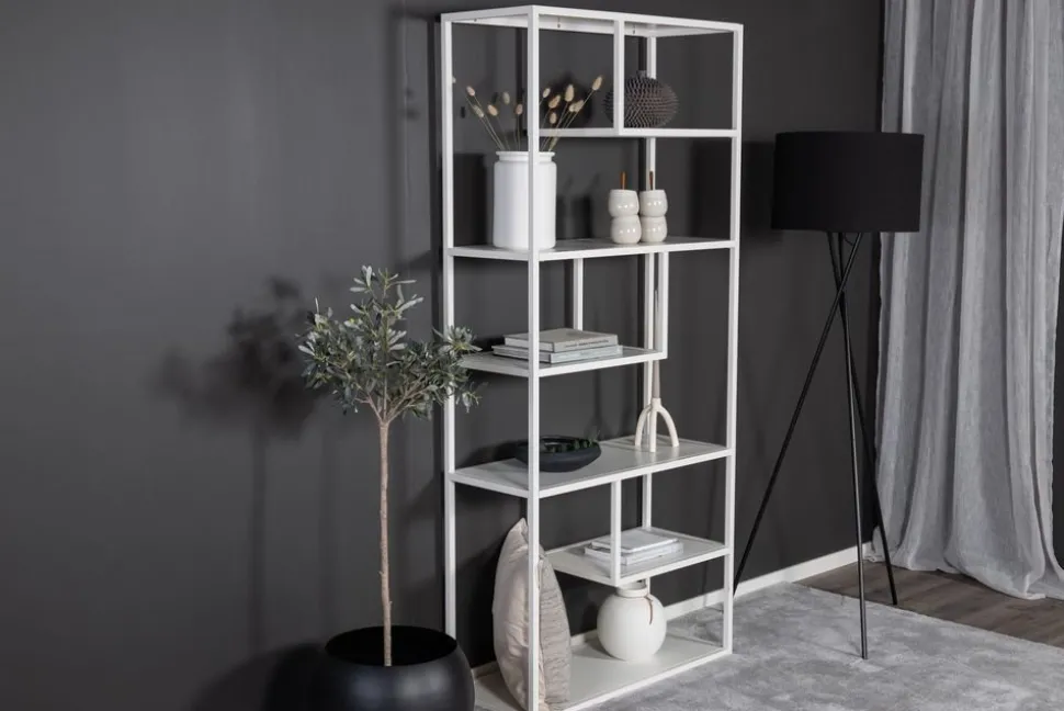 Träne bokhylla - Vit