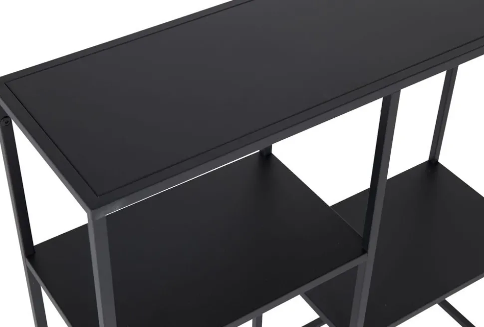 Träne konsolbord 80 x 26 cm - Svart