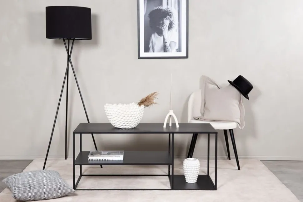 Träne soffbord 120 cm - Svart