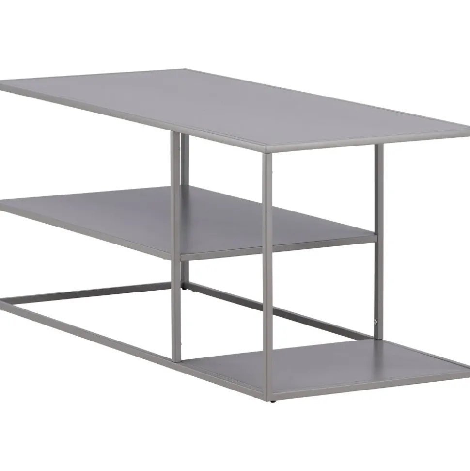 Träne soffbord 120 x 50 cm - Ljusgrå