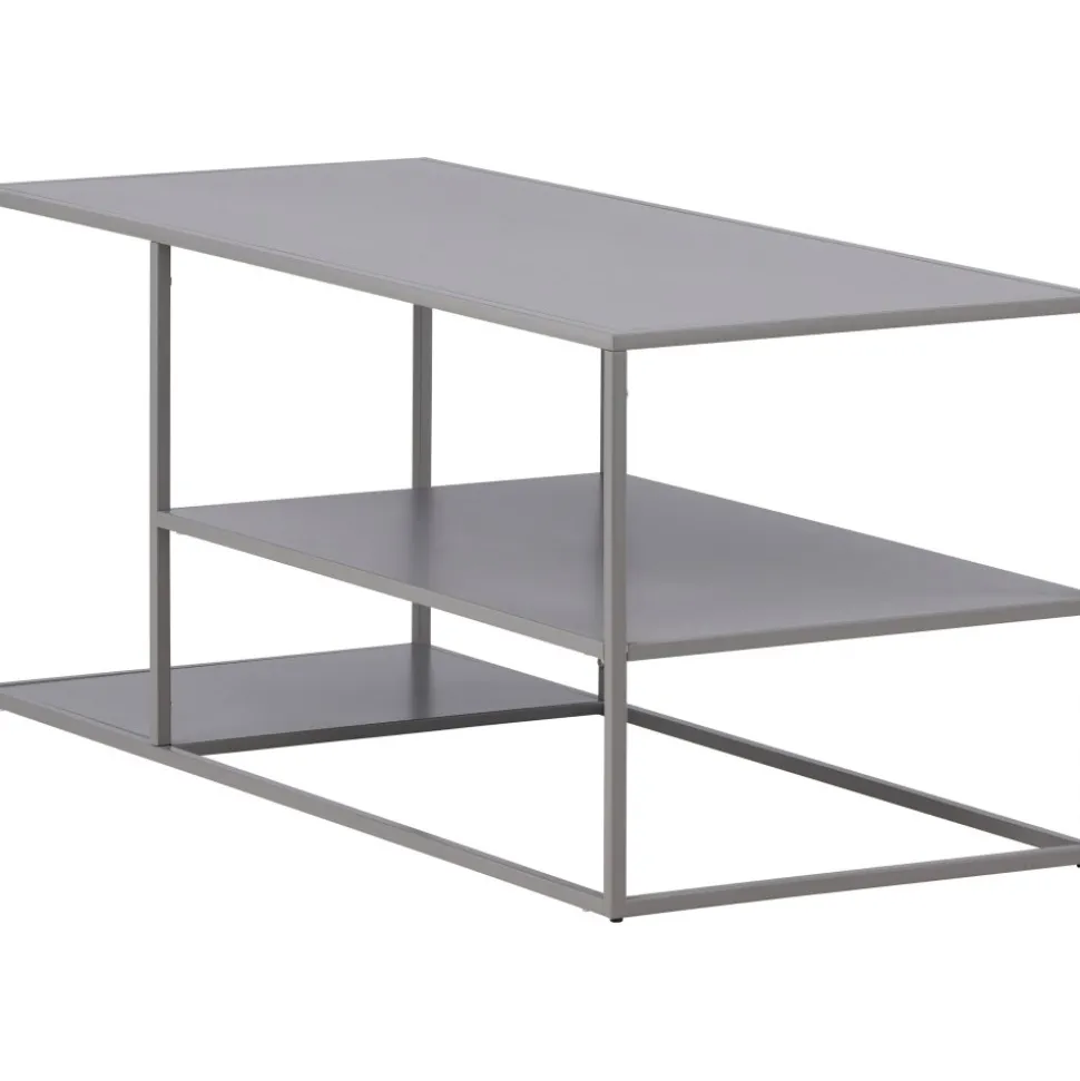 Träne soffbord 120 x 50 cm - Ljusgrå