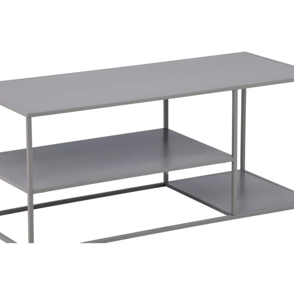 Träne soffbord 120 x 50 cm - Ljusgrå