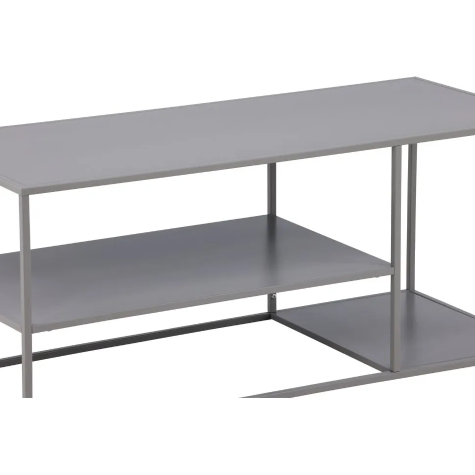 Träne soffbord 120 x 50 cm - Ljusgrå