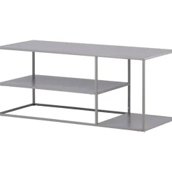 Träne soffbord 120 x 50 cm - Ljusgrå