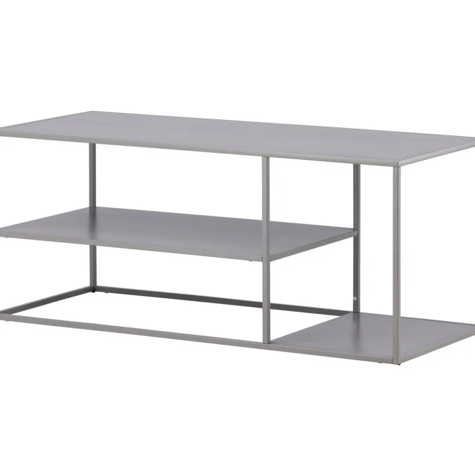 Träne soffbord 120 x 50 cm - Ljusgrå