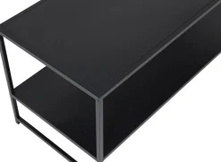 Träne soffbord 101,6 x 43,2 cm - Svart