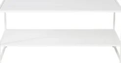 Träne soffbord 101,6 x 43,2 cm - Vit