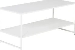 Träne soffbord 101,6 x 43,2 cm - Vit