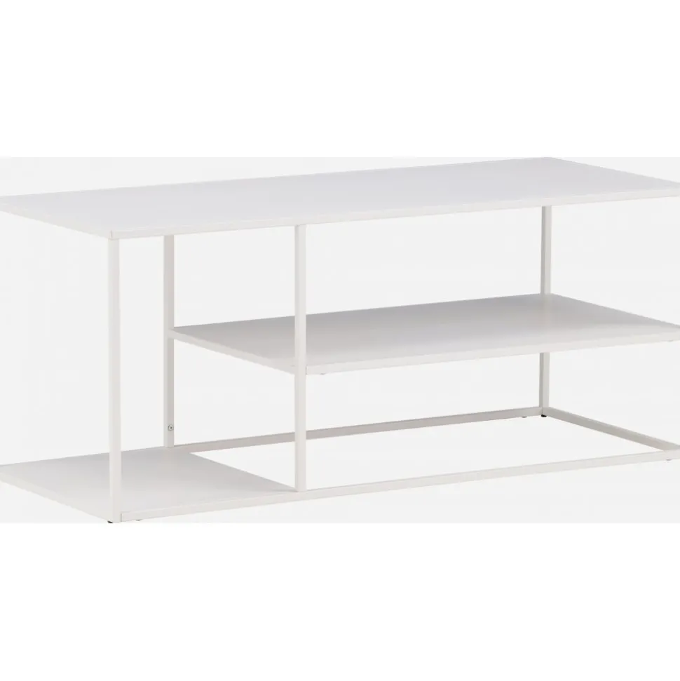 Träne soffbord 120 x 50 cm - Vit