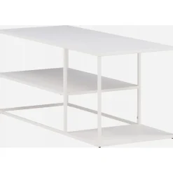 Träne soffbord 120 x 50 cm - Vit