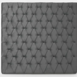 Tropic sänggavel 160 cm - Grå sammet