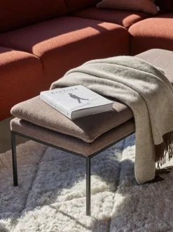 Trouville bänk med dyna - Brun