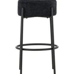 Tucson barstol - Svart boucle