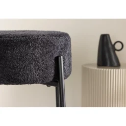 Tucson barstol - Svart boucle