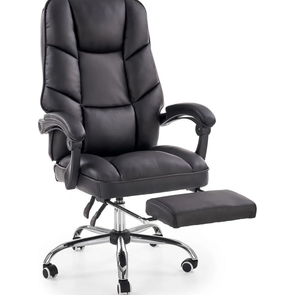 Turid kontorsstol - Svart (PU)