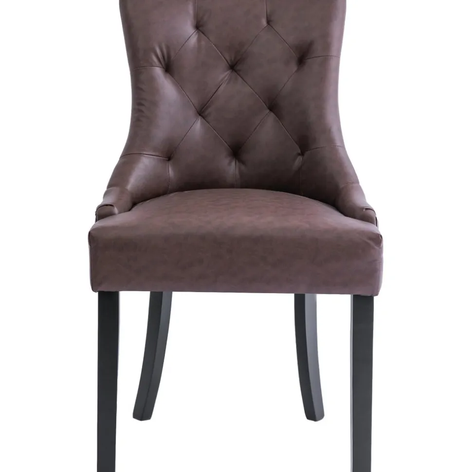 Tuva Eastport matstol med nitar - Vintage PU