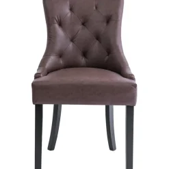 Tuva Eastport matstol med nitar - Vintage PU + Möbeltassar