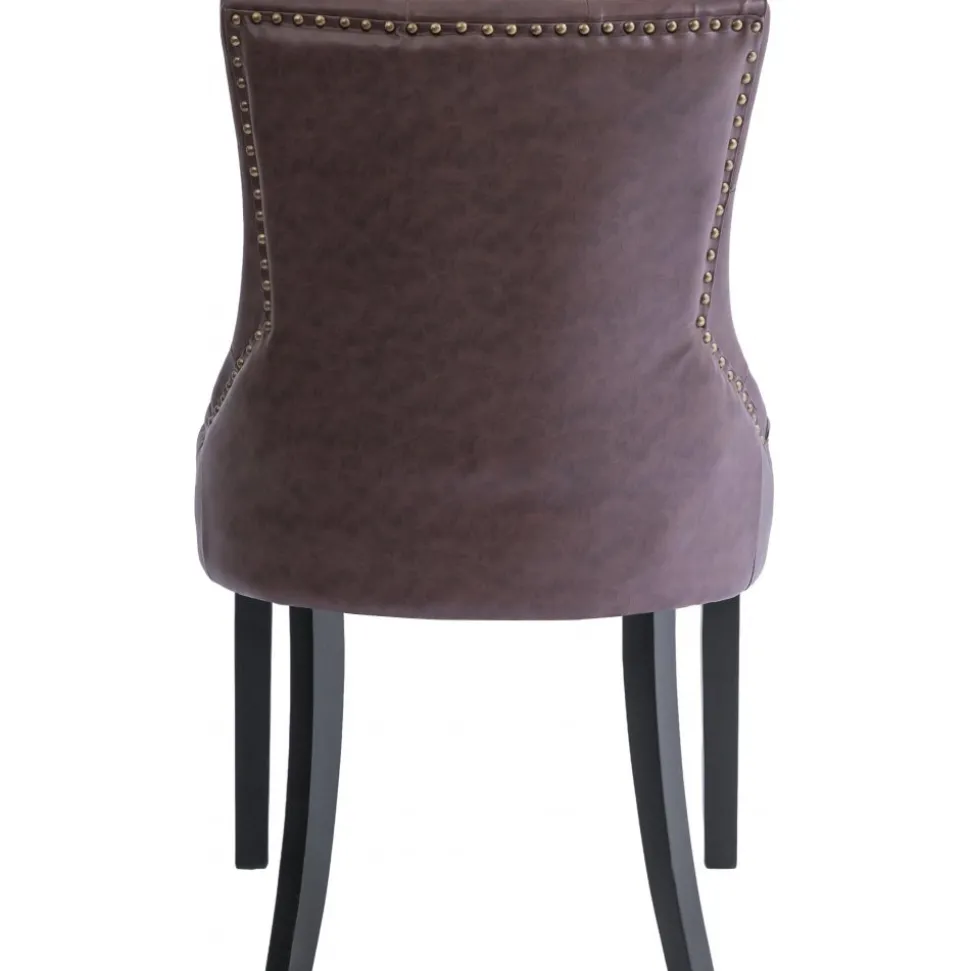 Tuva Eastport matstol med nitar - Vintage PU + Textilrengöring för möbler